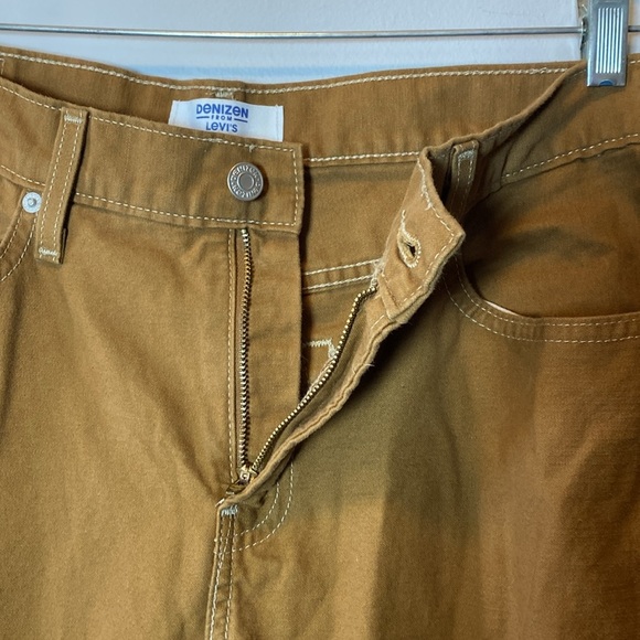 DENIZEN from Levi's 90's Loose Straight Golden Hour Jeans Women’s 10 Tan Cargo - Picture 5 of 17